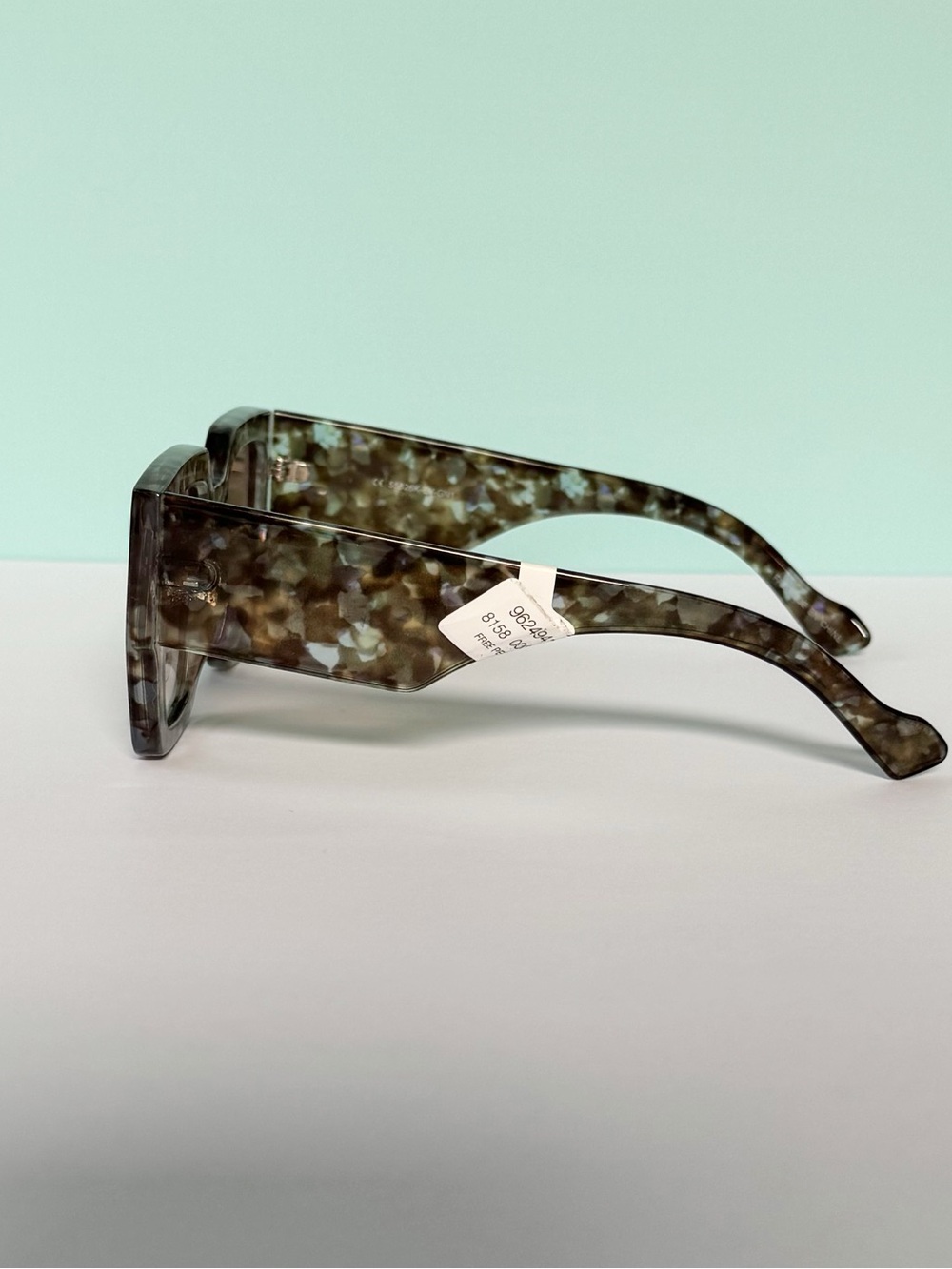 Free People Bel Air Oversized Square Sunglasses in Camo - Picture 5 of 8